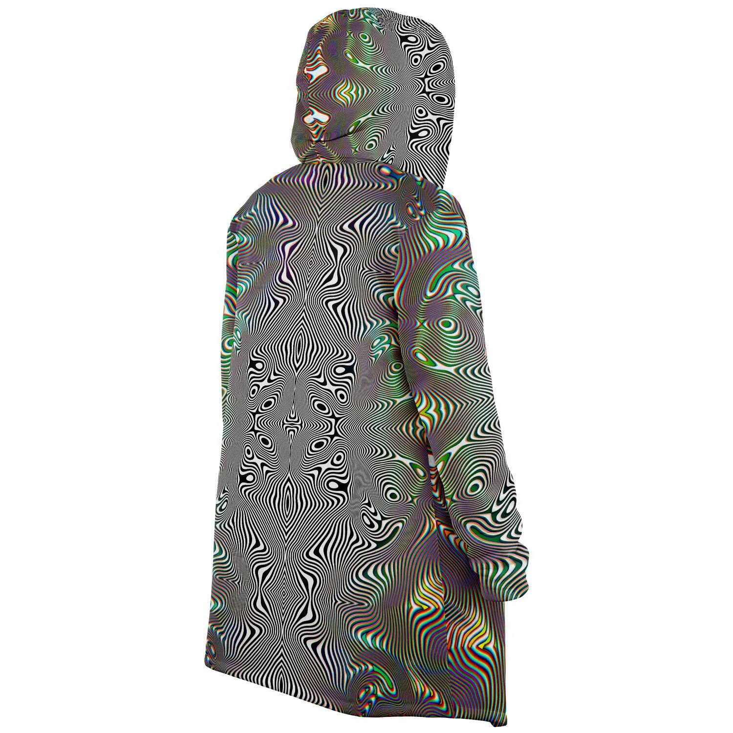 Prismatic Frequency Micro Fleece Cloak