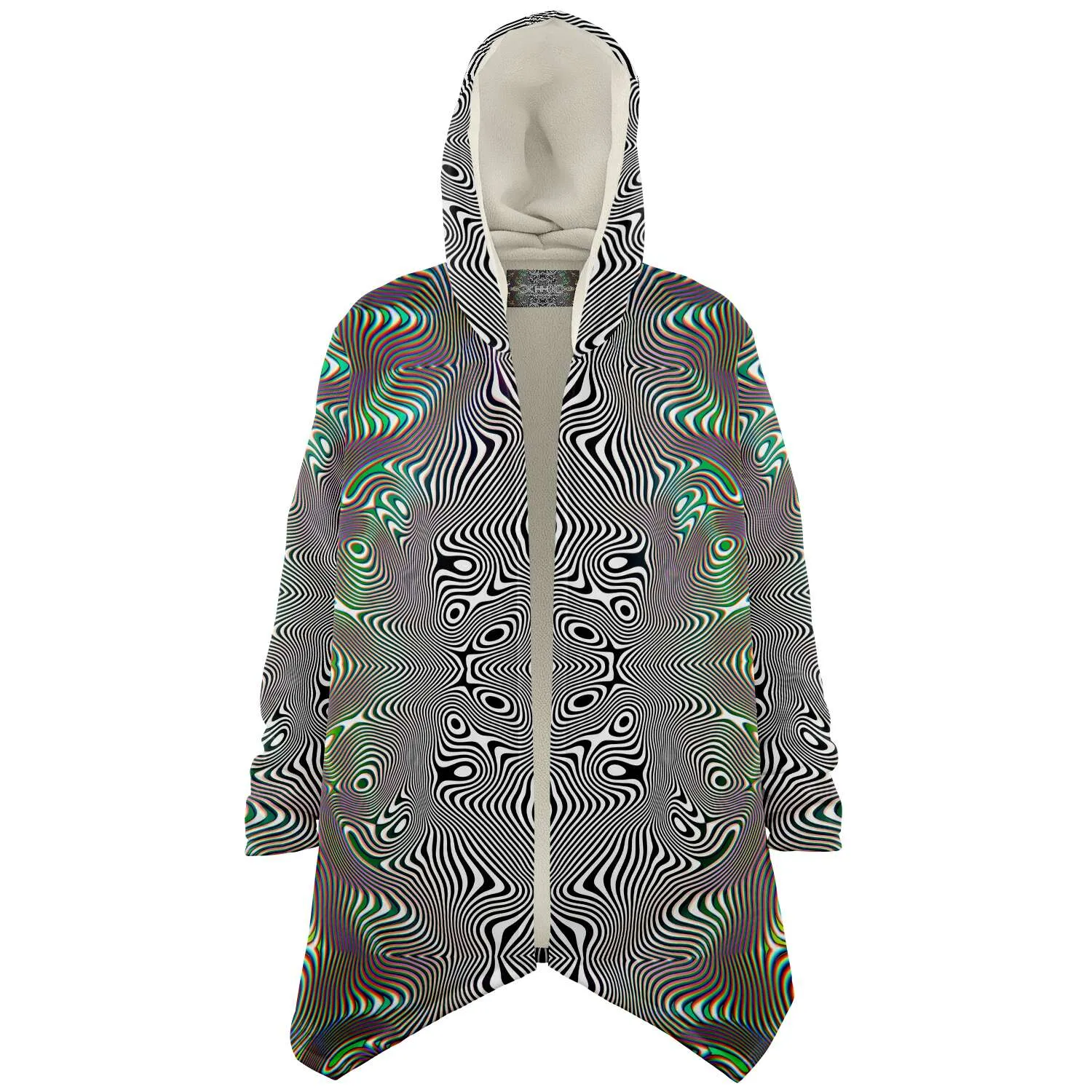 Prismatic Frequency Micro Fleece Cloak