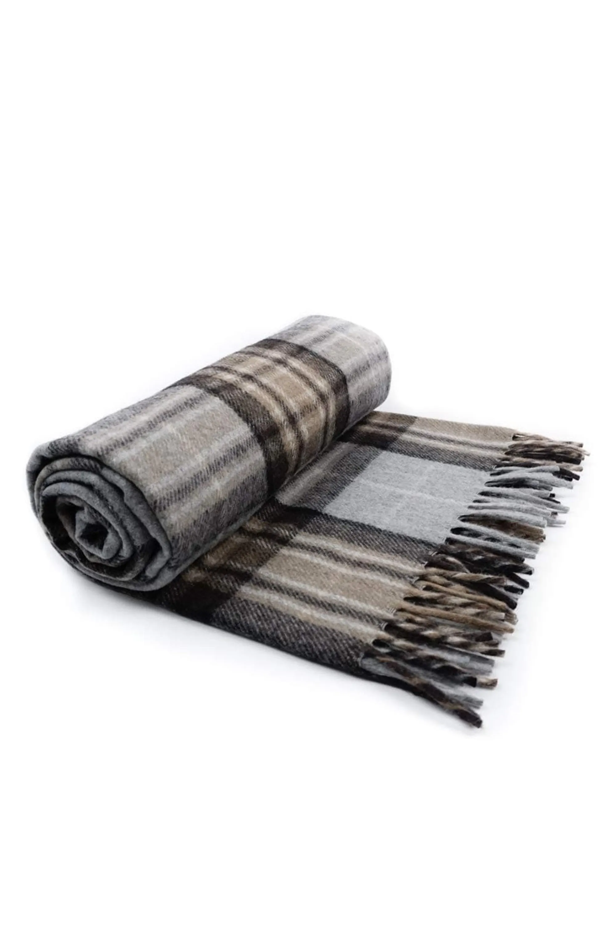 Recycled Wool Tartan Blanket - Mackeller