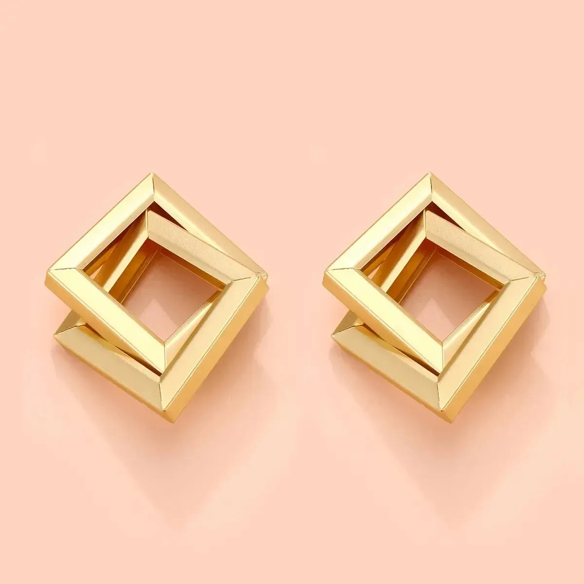 Rhombus Post Earrings