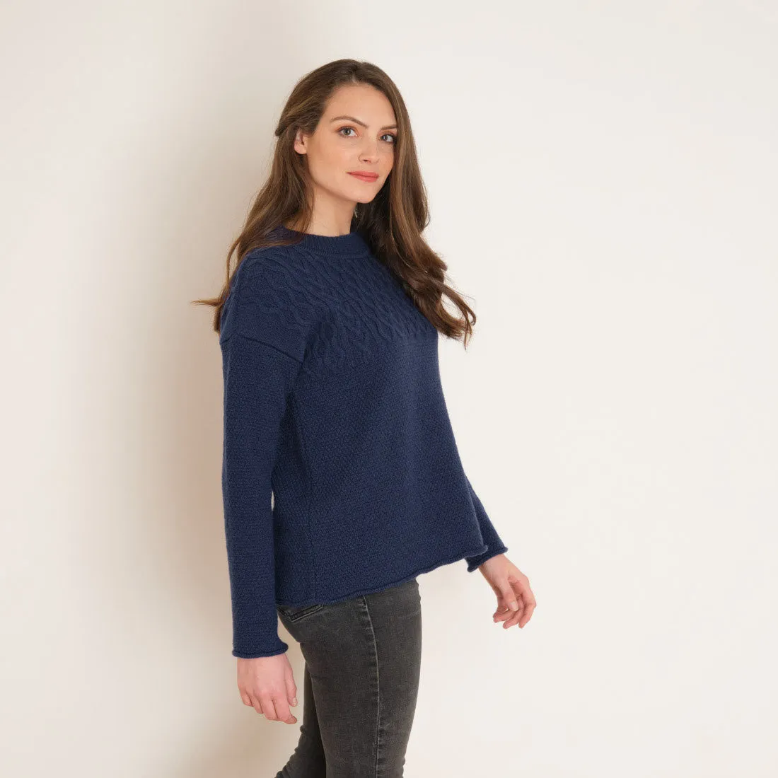 Robin Cable Knit Wool Jumper