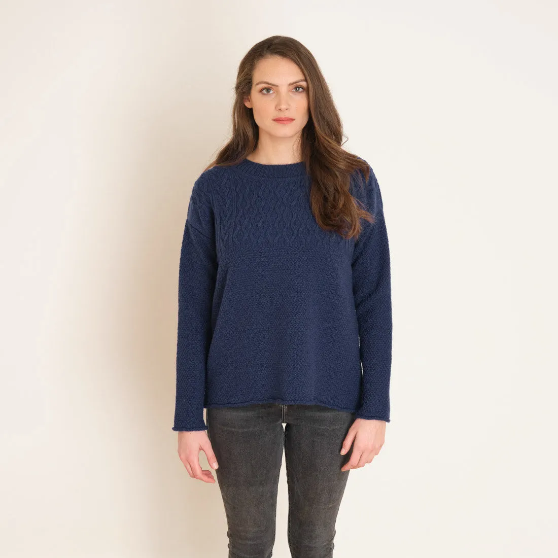 Robin Cable Knit Wool Jumper