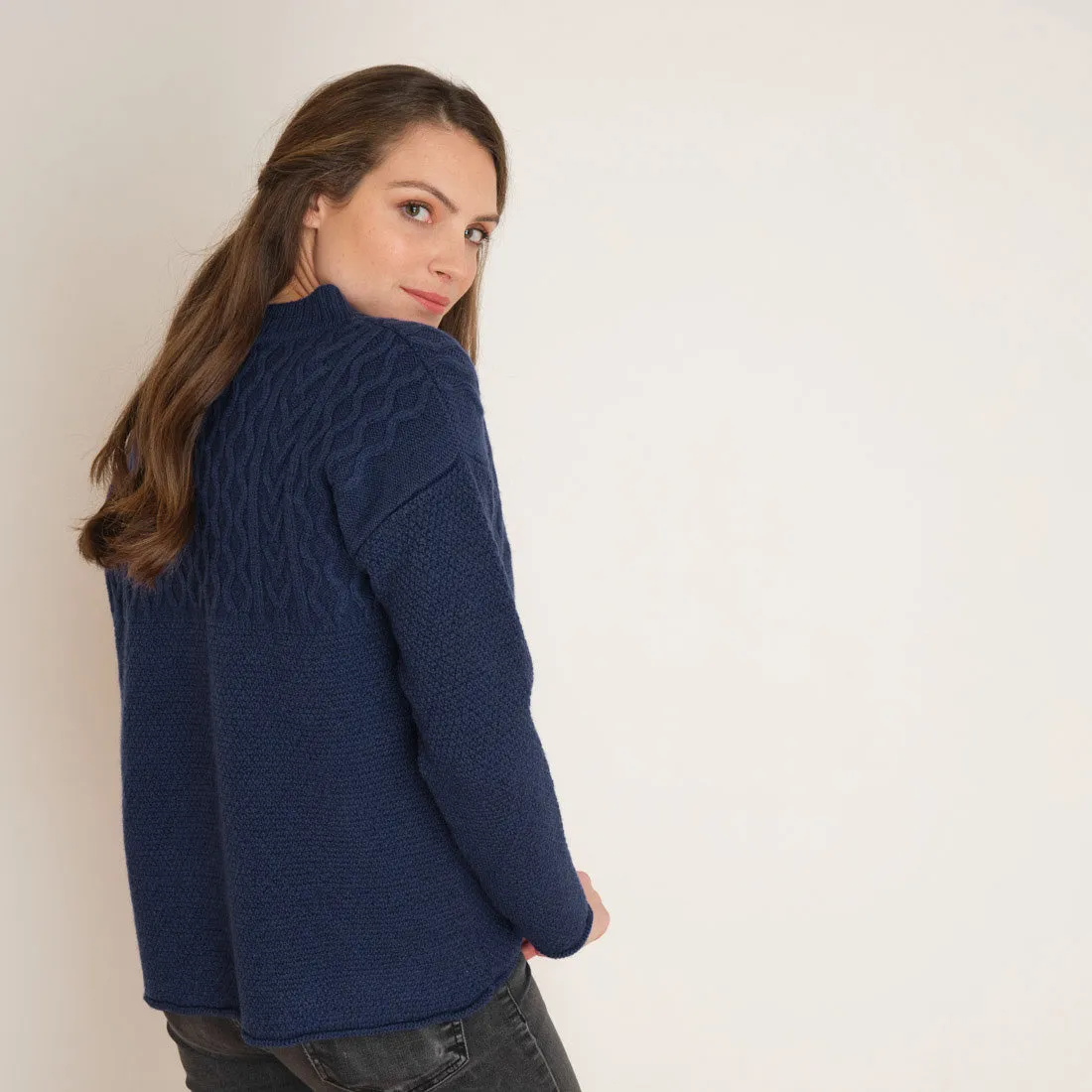 Robin Cable Knit Wool Jumper