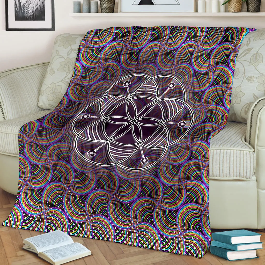 Sacred Seed Micro Fleece Blanket