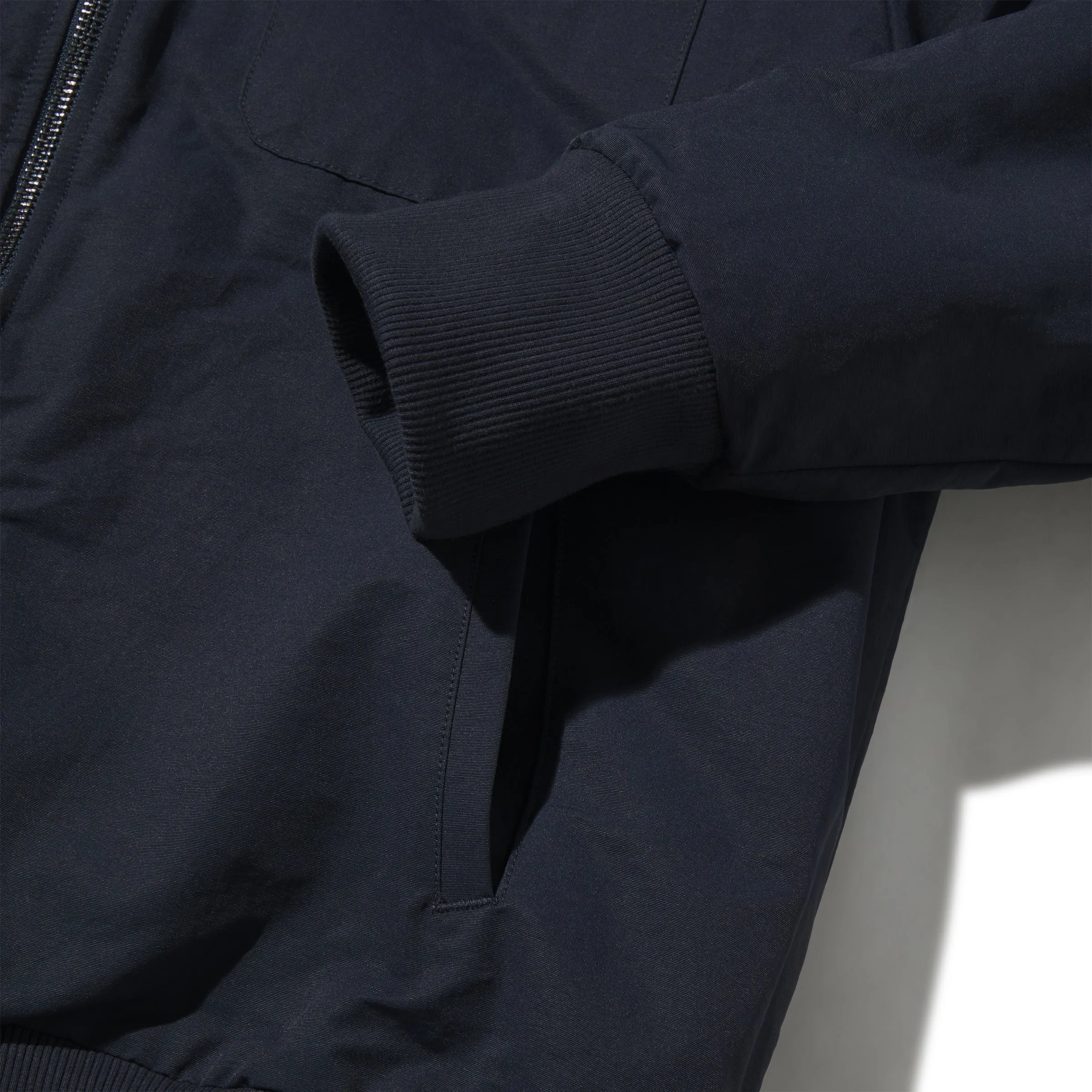 Sherpa Reversible Full Zip Jacket- Navy