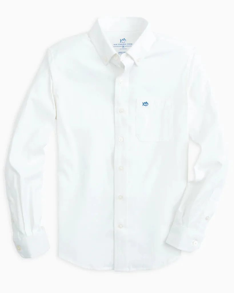 Southern Tide Boys Solid Intercoastal Button Down Shirt