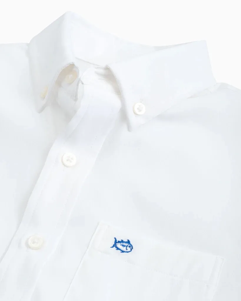 Southern Tide Boys Solid Intercoastal Button Down Shirt