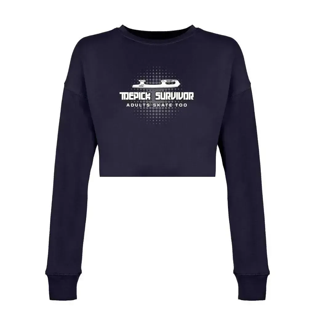 Toepick Survivor Women's Cropped Sweatshirt