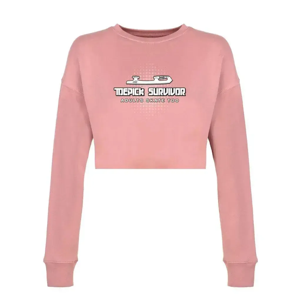 Toepick Survivor Women's Cropped Sweatshirt