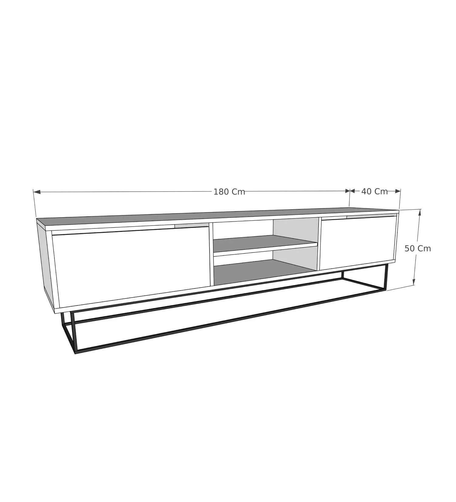 TV Stand Escape 180 - Rebab