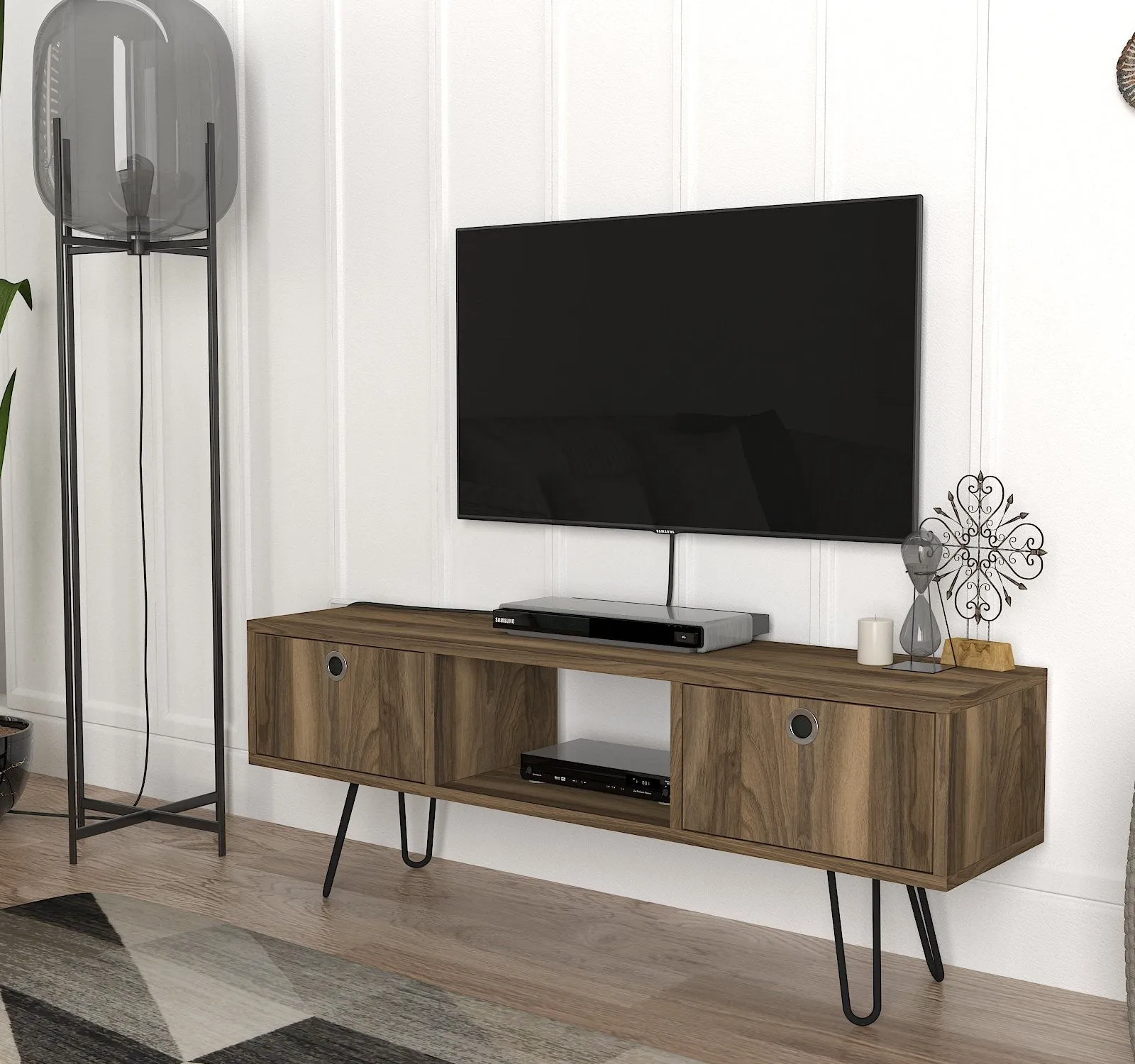 TV Stand Moda - Walnut