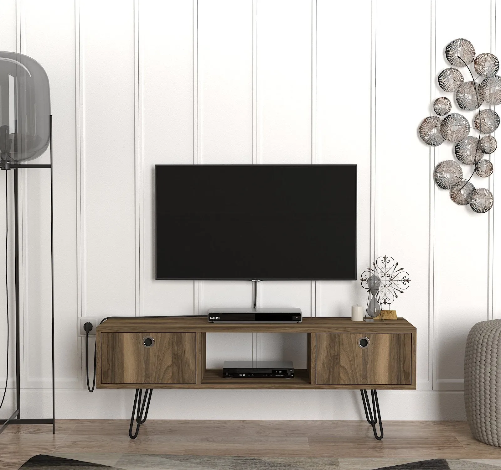 TV Stand Moda - Walnut