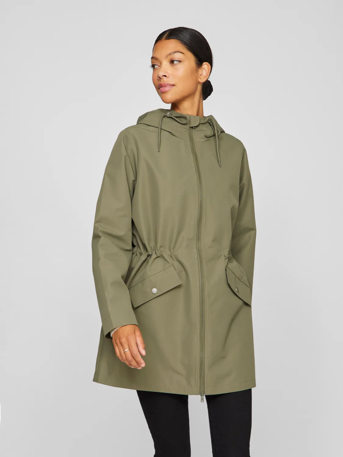 VITALLY Coat - Dusty Olive