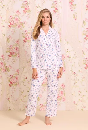 Winter Floral Cozy Fleece Classic Pajama