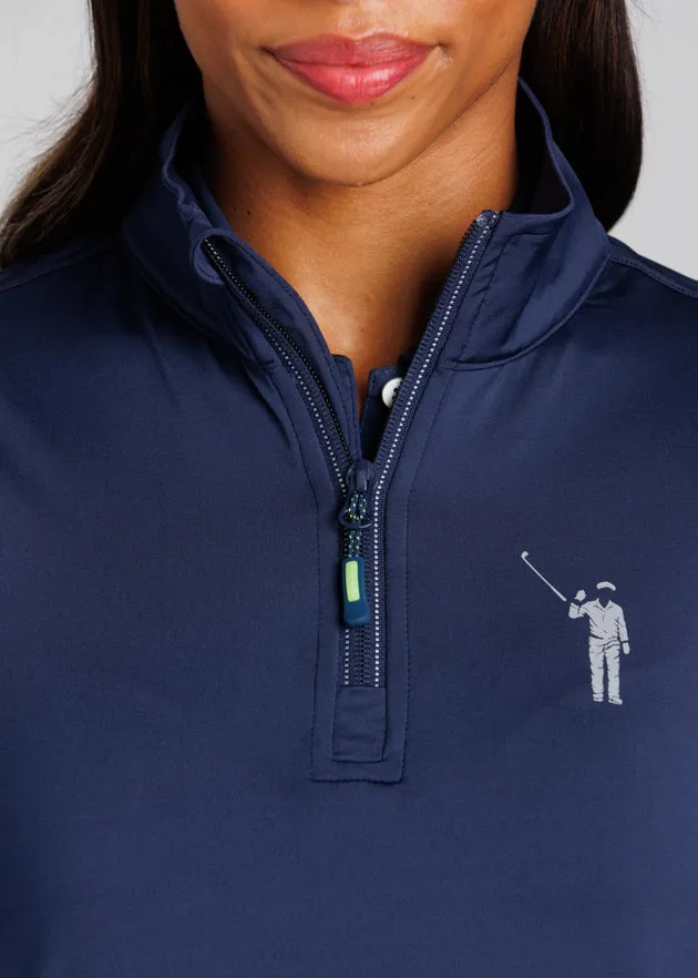 Women's Chip Shot Pocket Pullover | Navy