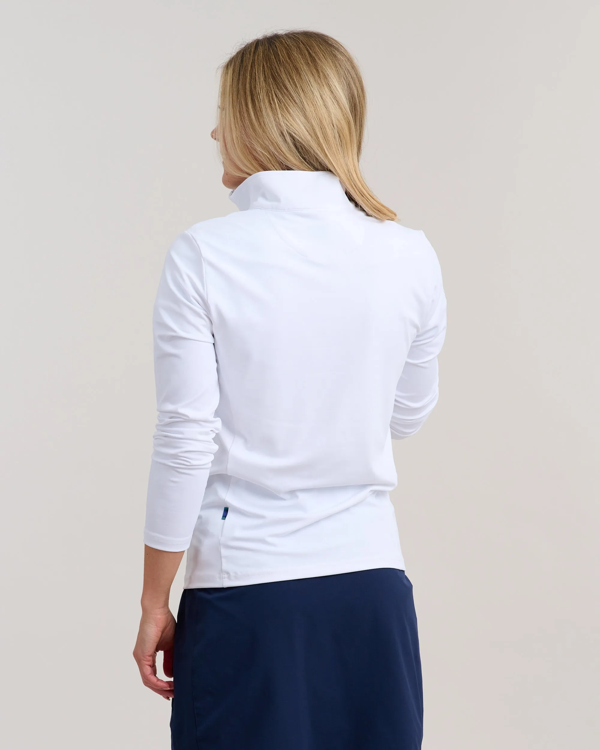 Women's Chip Shot Pocket Pullover | White