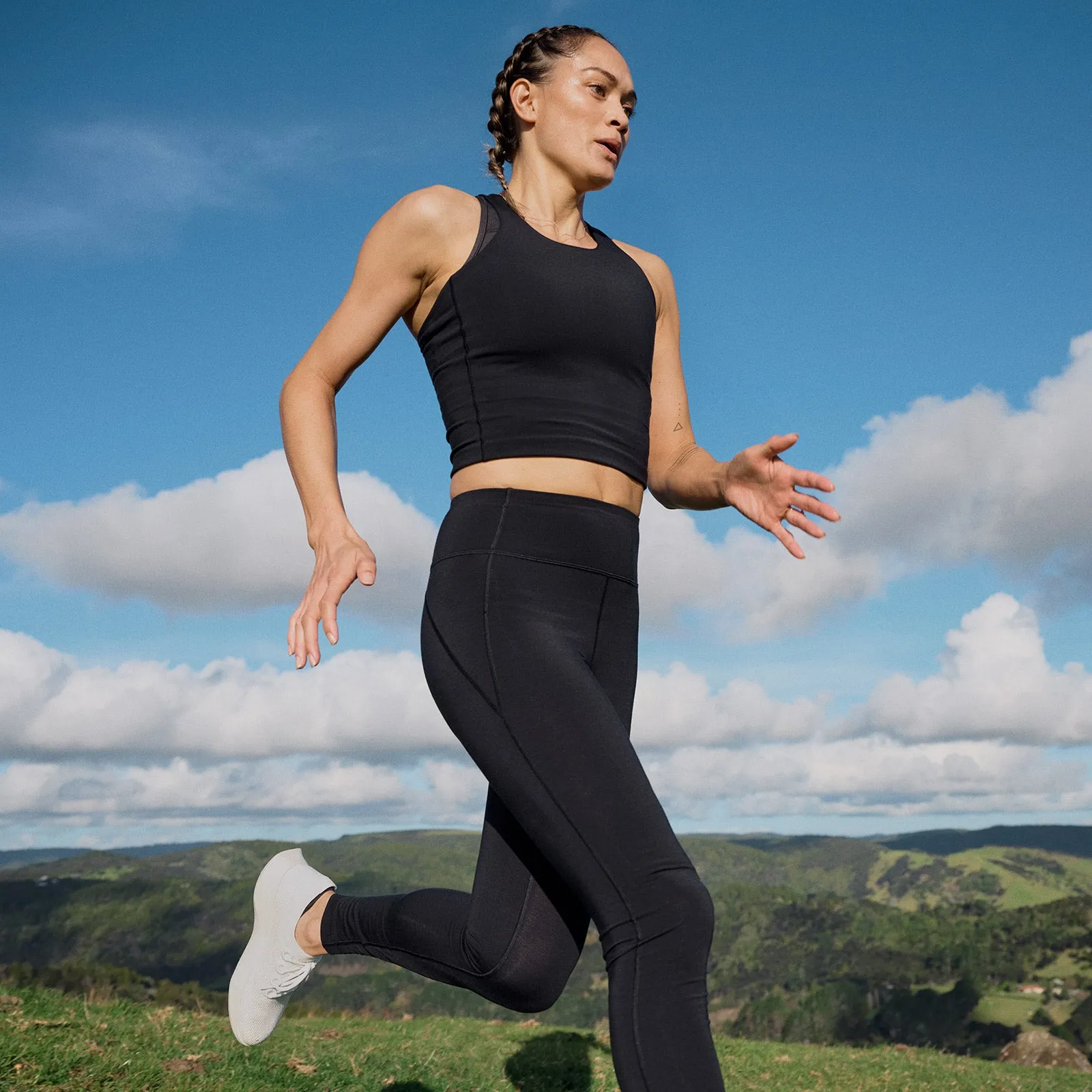 Women's Natural Run Form Tank - True Navy