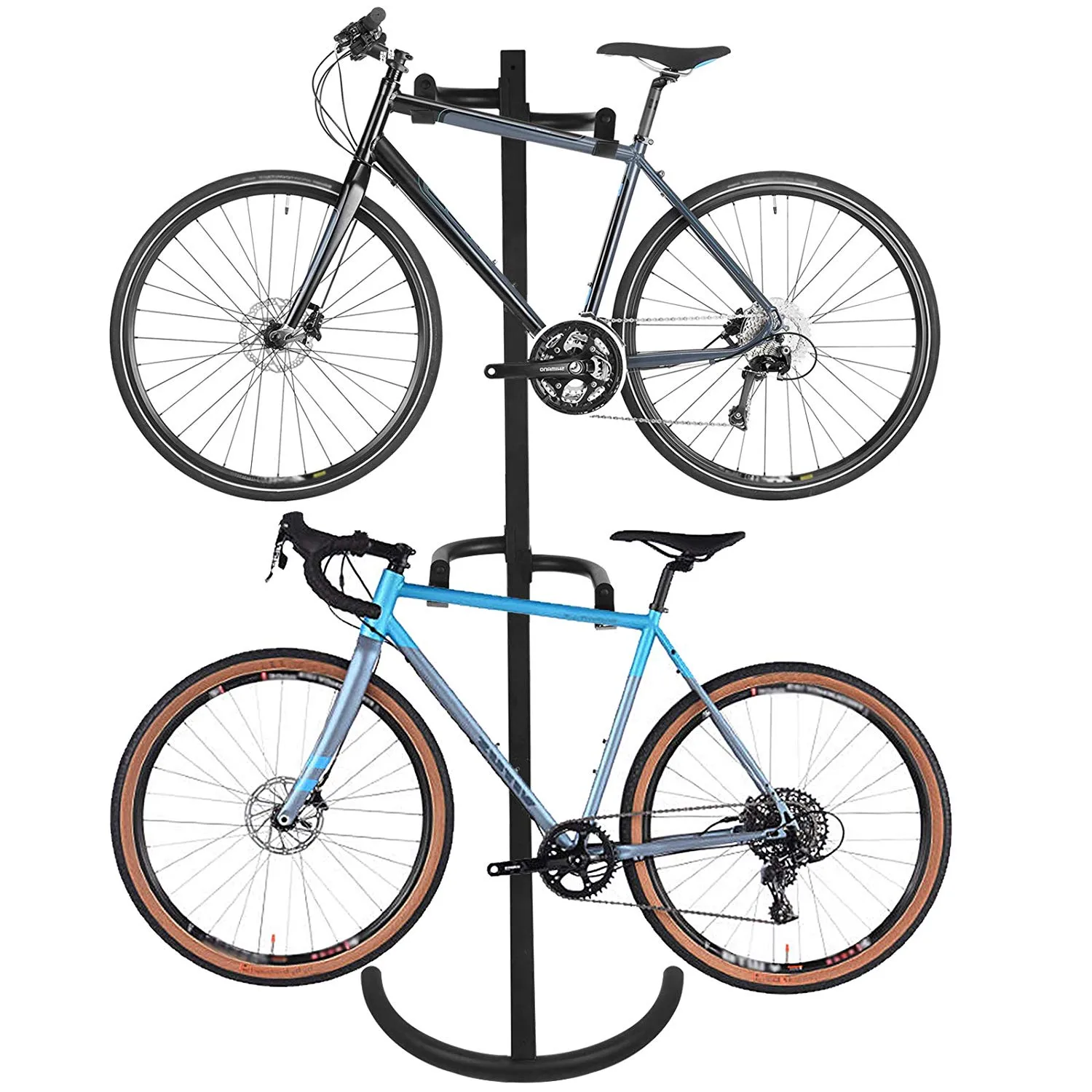 ZENY™ Gravity Bike Stand Rack Garage Bike Storage Rack Organizer Wall Bike Rack 2 Bike Parking Stand